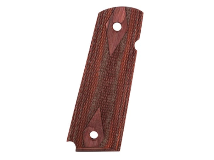 Hogue Fancy Hardwood Grips 1911 Government Commander Ambidextrous Safety Cut Checkered Rosewood 1980