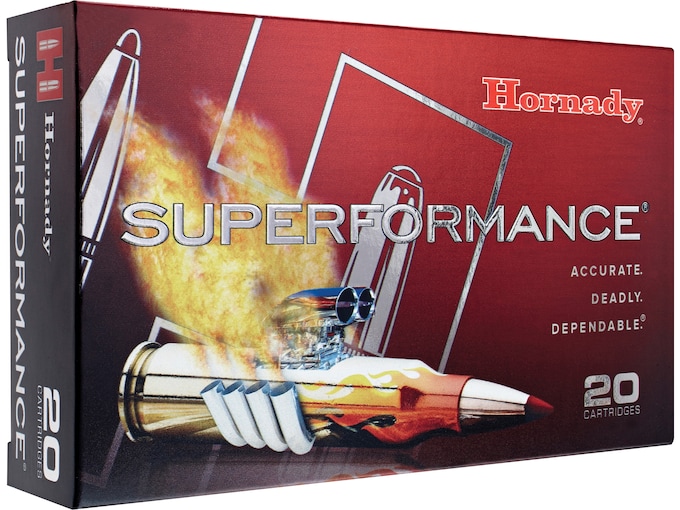 Hornady Superformance 223 Remington Ammo 50 Grain Hornady CX Jacketed Hollow Point Lead Free Box of 20