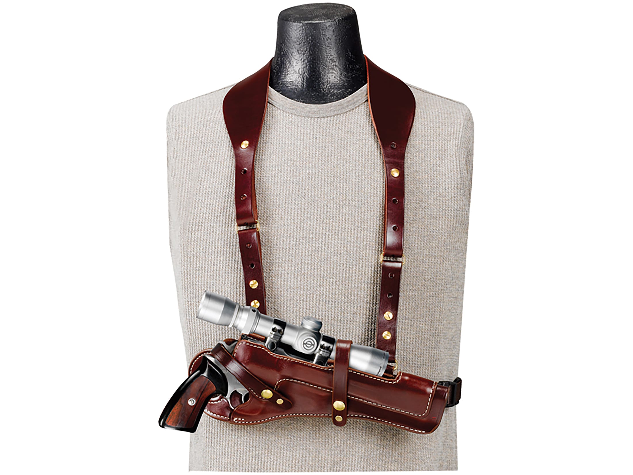 Triple K 474 Big Thunder Chest Holster Right Hand S&W 37, 25, 29 8.375