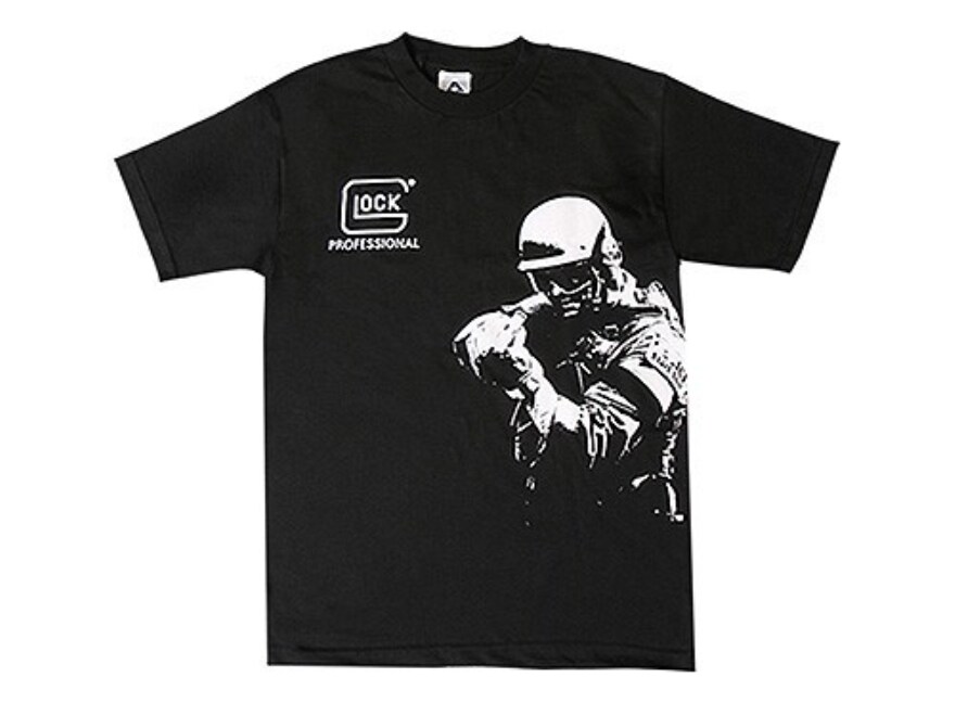 Glock Professional T-Shirt Short Sleeve Cotton Black XL (48)