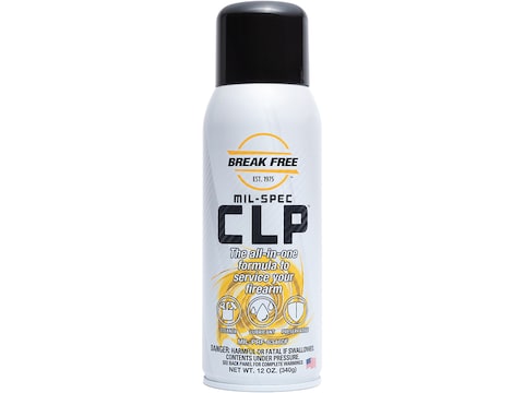 Break-Free CLP (Bore Cleaning Solvent, Lubricant, Rust Preventative) 12 oz Aerosol