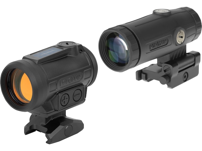 Holosun ARO-EVO Combo Red Dot Sight Red Special Purpose Reticle with Picatinny Mount and HM3X Magnifier Matte Black