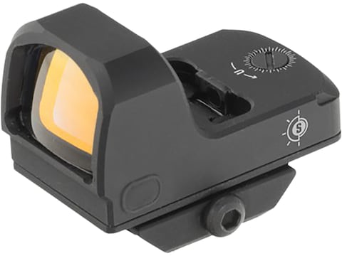 UTG OP3 Micro SLS Reflex Red Dot Sight 4 MOA with Low Profile Picatinny Mounting Base M...