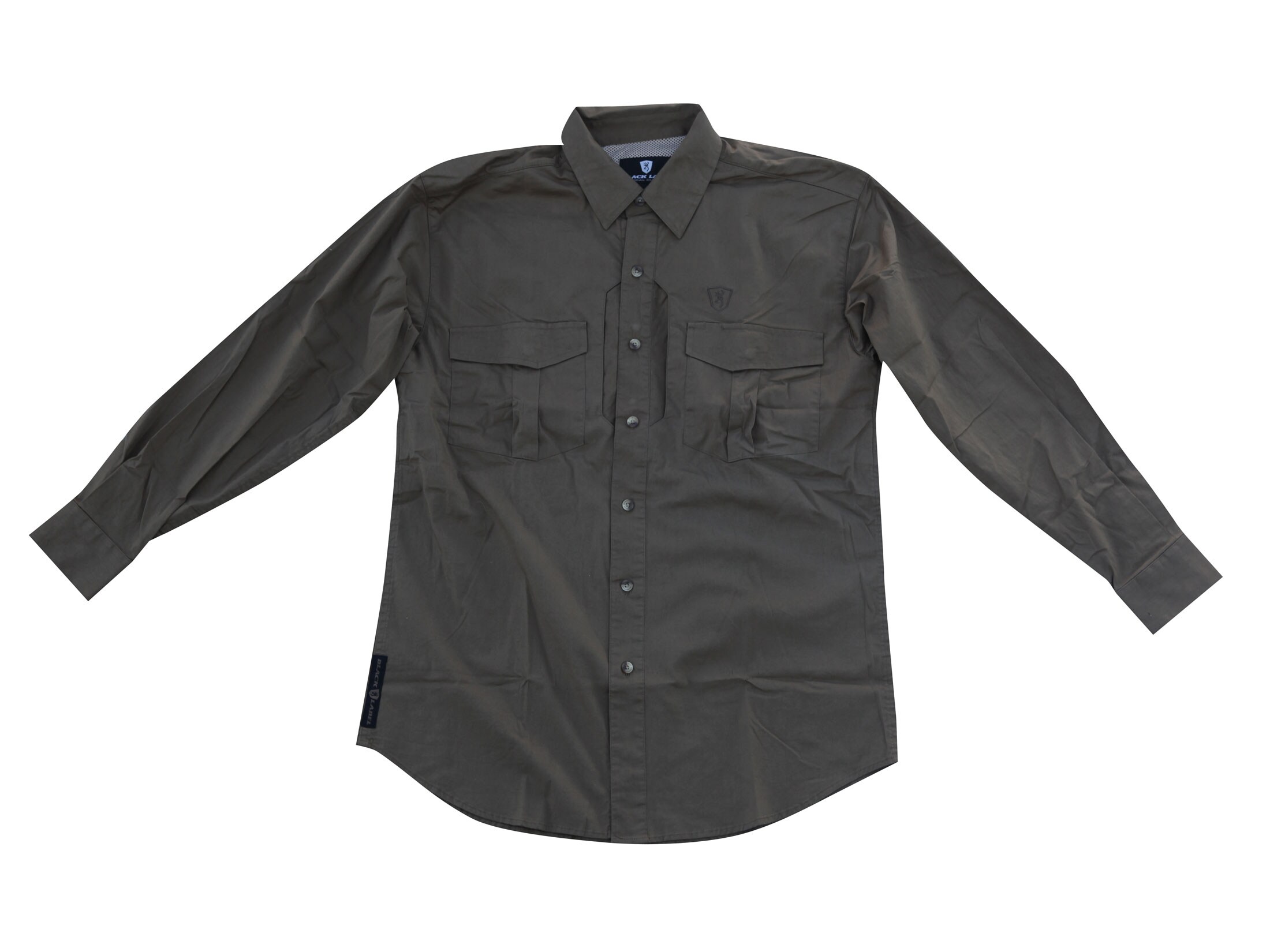 Browning Black Label Tactical Long Sleeve Shirt Cotton Spandex Desert