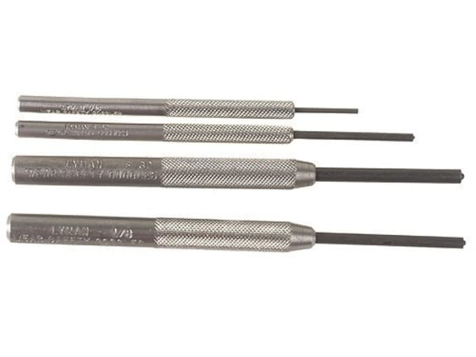 Lyman Roll Pin Punch Set 4-Piece Steel