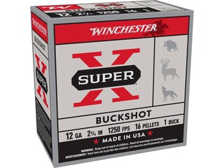 Panzer Defense Lequian 12 Gauge Buckshot Ammo 2 3/4" #00 9 Pellets Case of 250 (50 Boxes of 5)