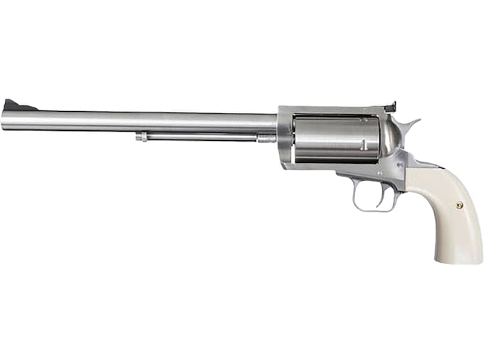 Magnum Research BFR 45-70 Government Revolver 10″ Stainless Barrel 5 Round White Grip