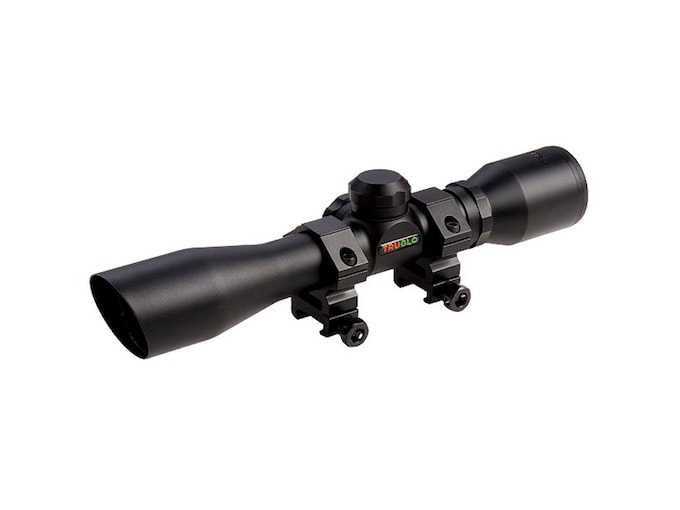 TRUGLO Compact Shotgun Scope 4x 32mm Diamond Reticle Matte Black