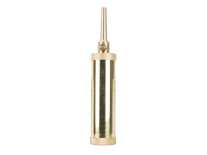 Traditions Deluxe Tubular Powder Flask Brass