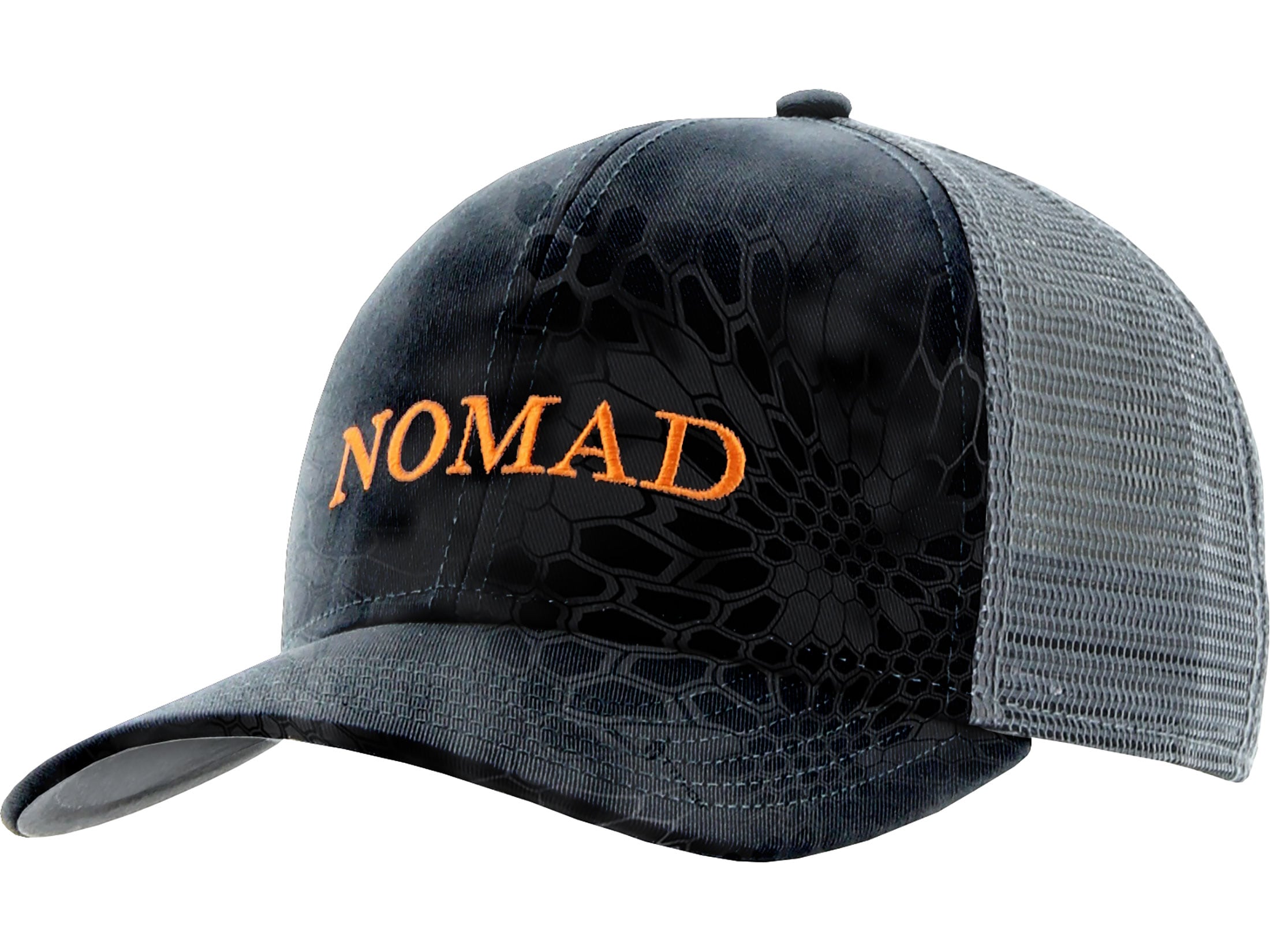 Nomad Camo Trucker Logo Mesh Back Cap Kryptek Typhon Camo