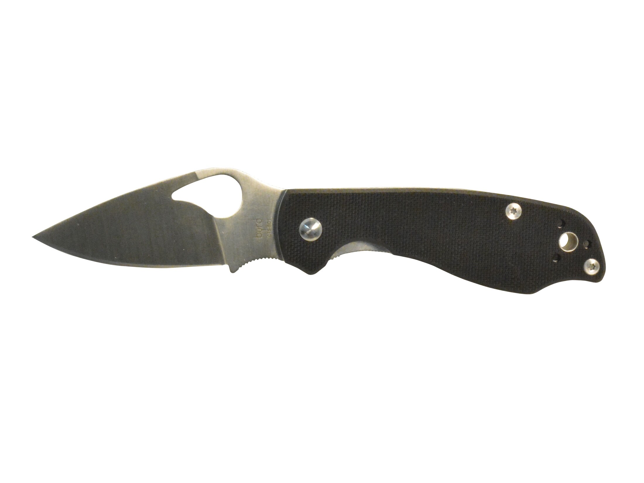 Byrd Crow 2 Folding Knife 2.78 Clip Point CTS-BD1 SS Blade G-10 Handle