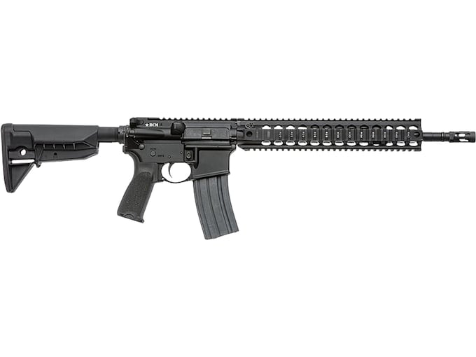 BCM RECCE-14 QRF12 Semi Automatic Rifle 5.56x45mm NATO 14.5" Manganese Phosphate Threaded Barrel Anodized Black Frame Black Pistol Grip Welded Comp