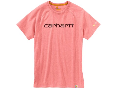 Carhartt Men's Force Delmont Graphic Short Sleeve Shirt Coral Haze