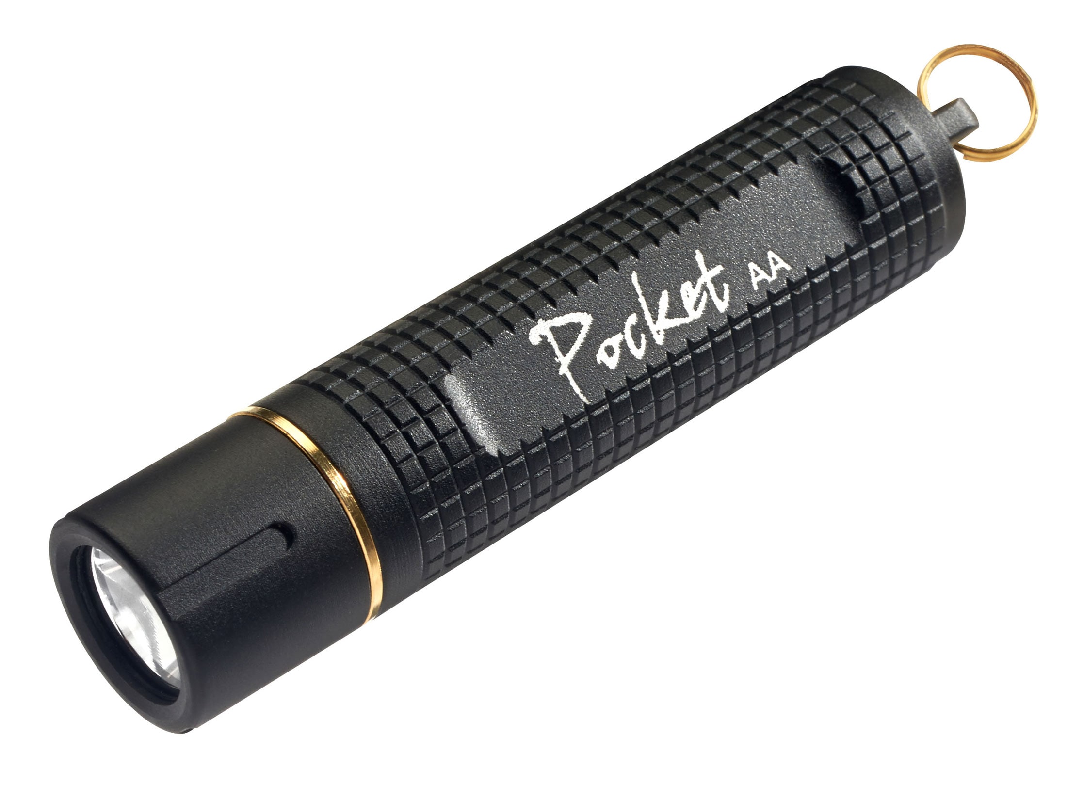 ASP Pocket Flashlight LED 1 AA Battery Aluminum Black