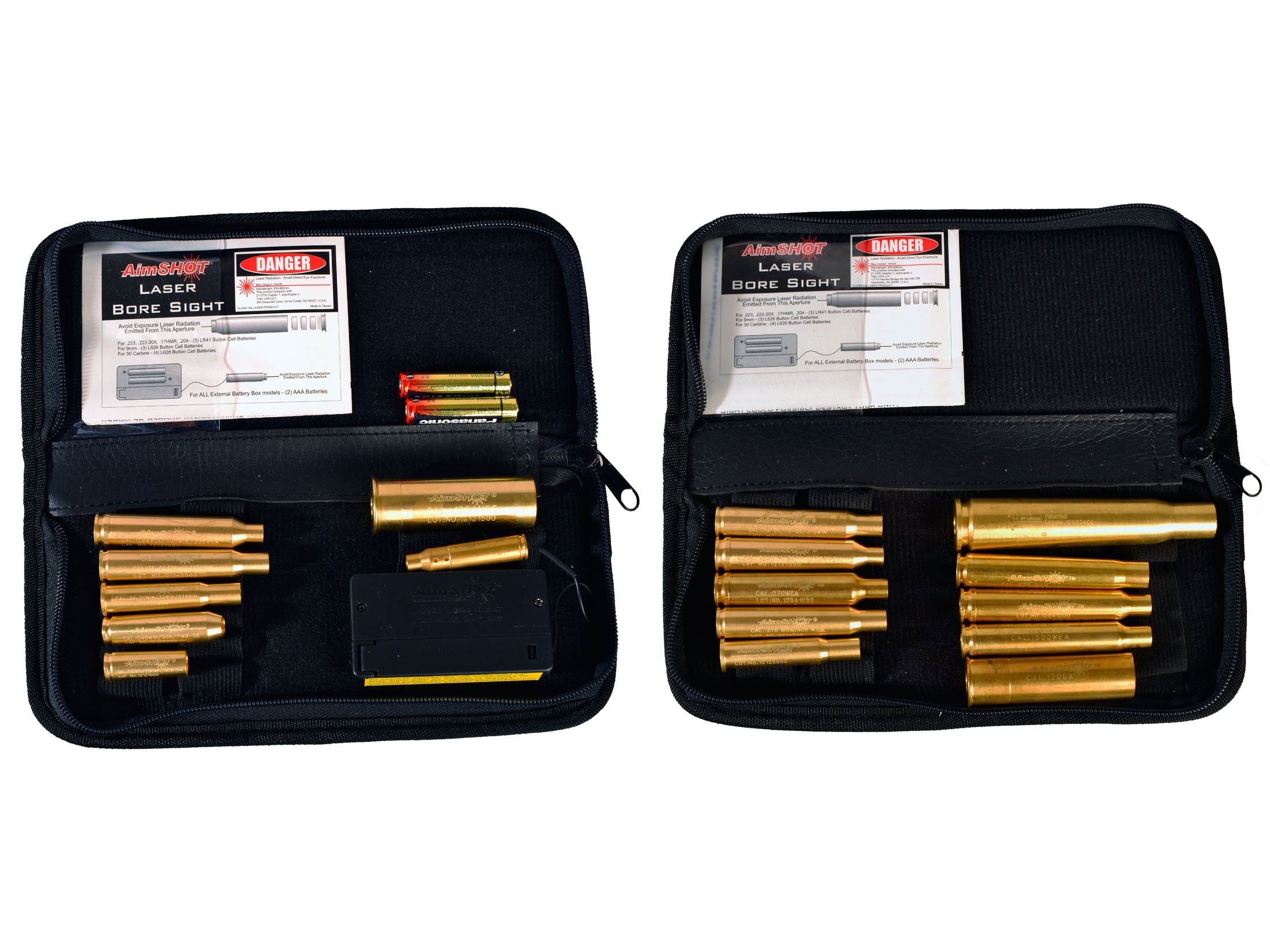 Resight Kit AimShot Master Rifle Kit Red Laser Bore Sight External Battery Pack 16