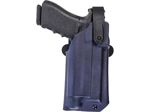 Comp-Tac Blue Duty Holster Uncovered Optic with Red Dot Kydex Black