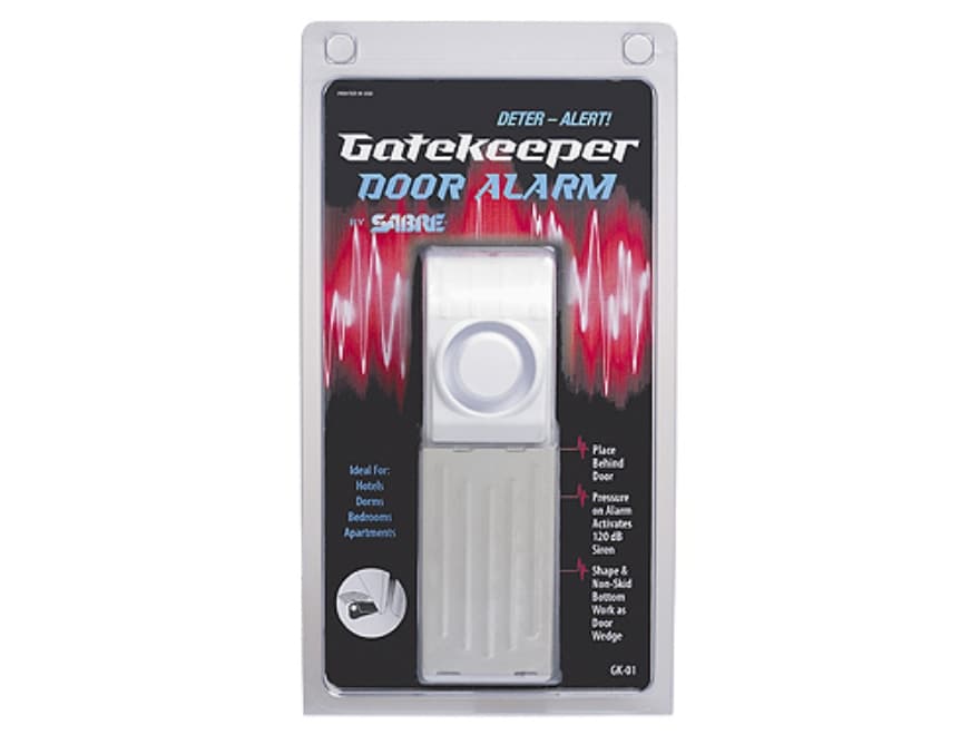 Sabre Gatekeeper Alarm Home Security Door Alarm 120 Decibel Alarm Requires 9 Volt Battery Not Included
