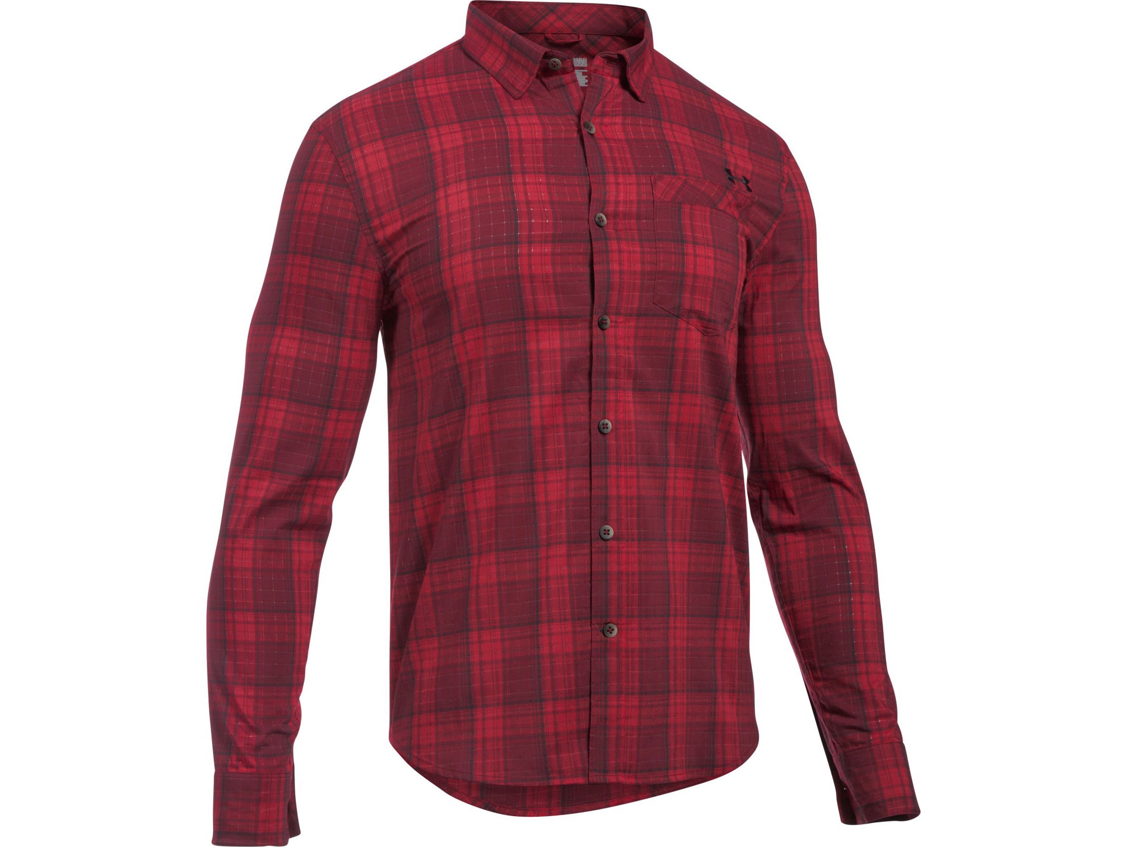 under armour men's plaid shirt