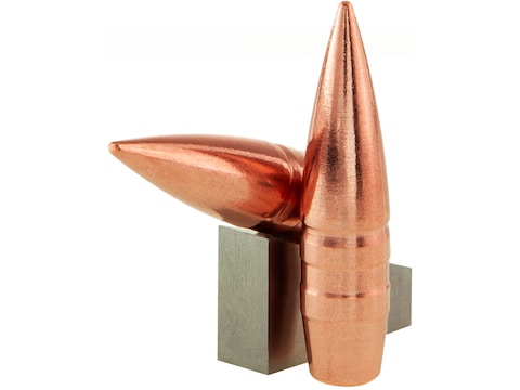 Lehigh Defense Match Solid Bullets 30 Caliber (308 Diameter) 150 Grain Solid Copper Boa...
