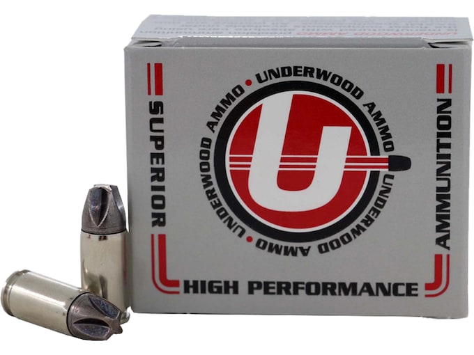 Underwood Platinum Edition Xtreme Defender 9mm Luger +P Ammo 90 Grain Lehigh Xtreme Defense Lead Free Box of 20