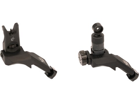 Knights Armament Flip-Up Micro Sight Set 600 Meter 45-Degree Offset Steel Black
