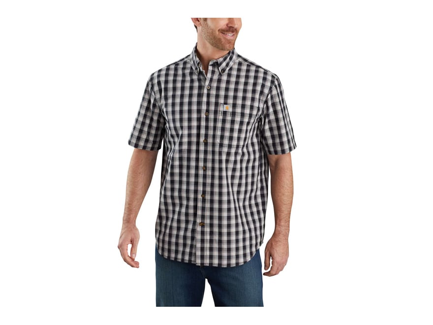 Carhartt Men's Lightweight Short Sleeve Shirt Black Medium