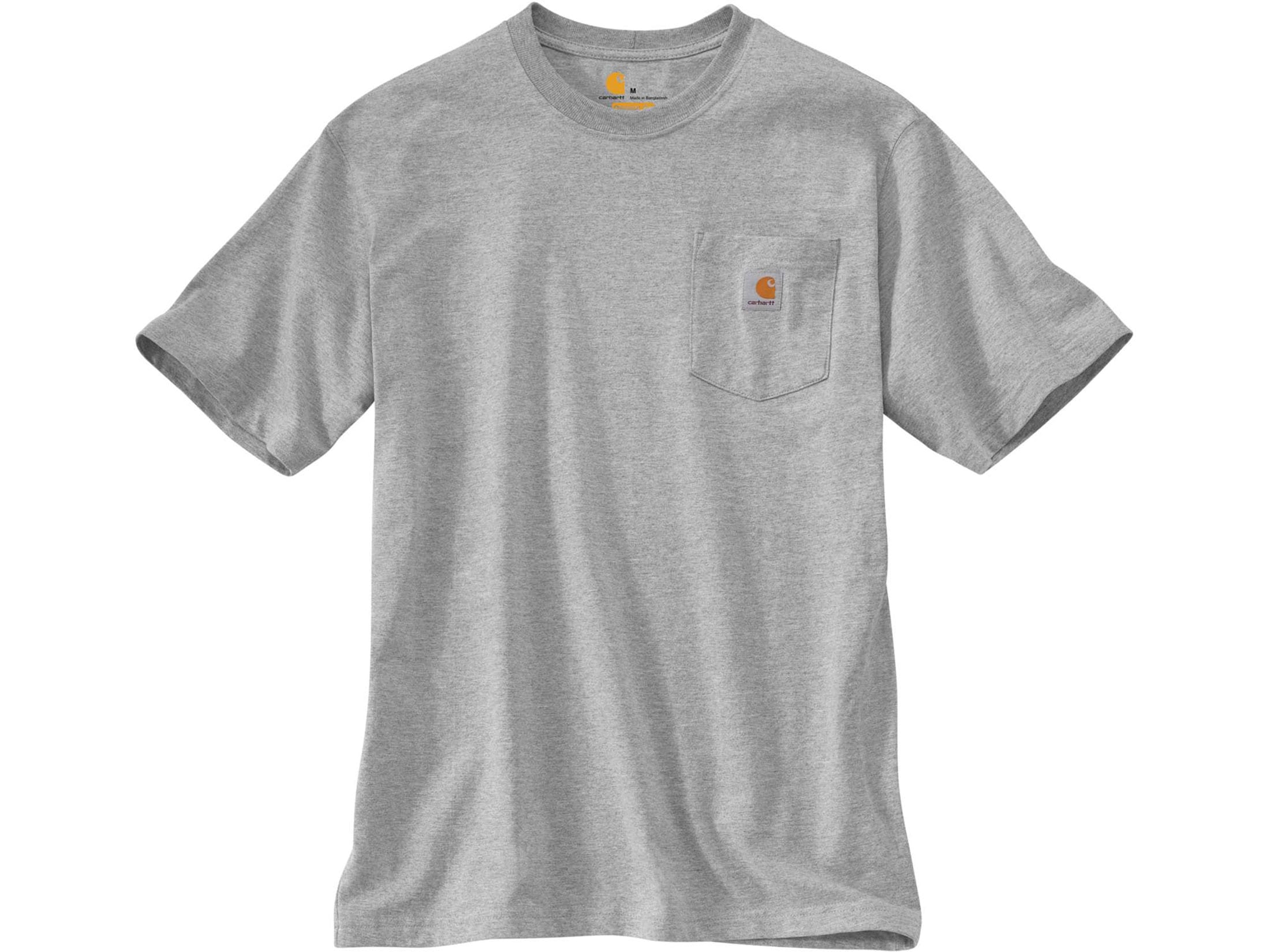 Carhartt Men's Workwear Pocket Short Sleeve T-Shirt Cotton Heather