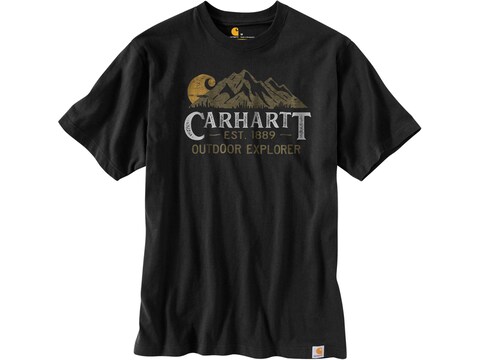 Carhartt Men's Heavyweight Outdoor Explorer Graphic Short Sleeve Shirt