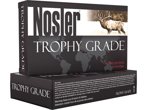 Nosler Trophy Grade Ammunition 6.5 Creedmoor 140 Grain AccuBond Box of 20