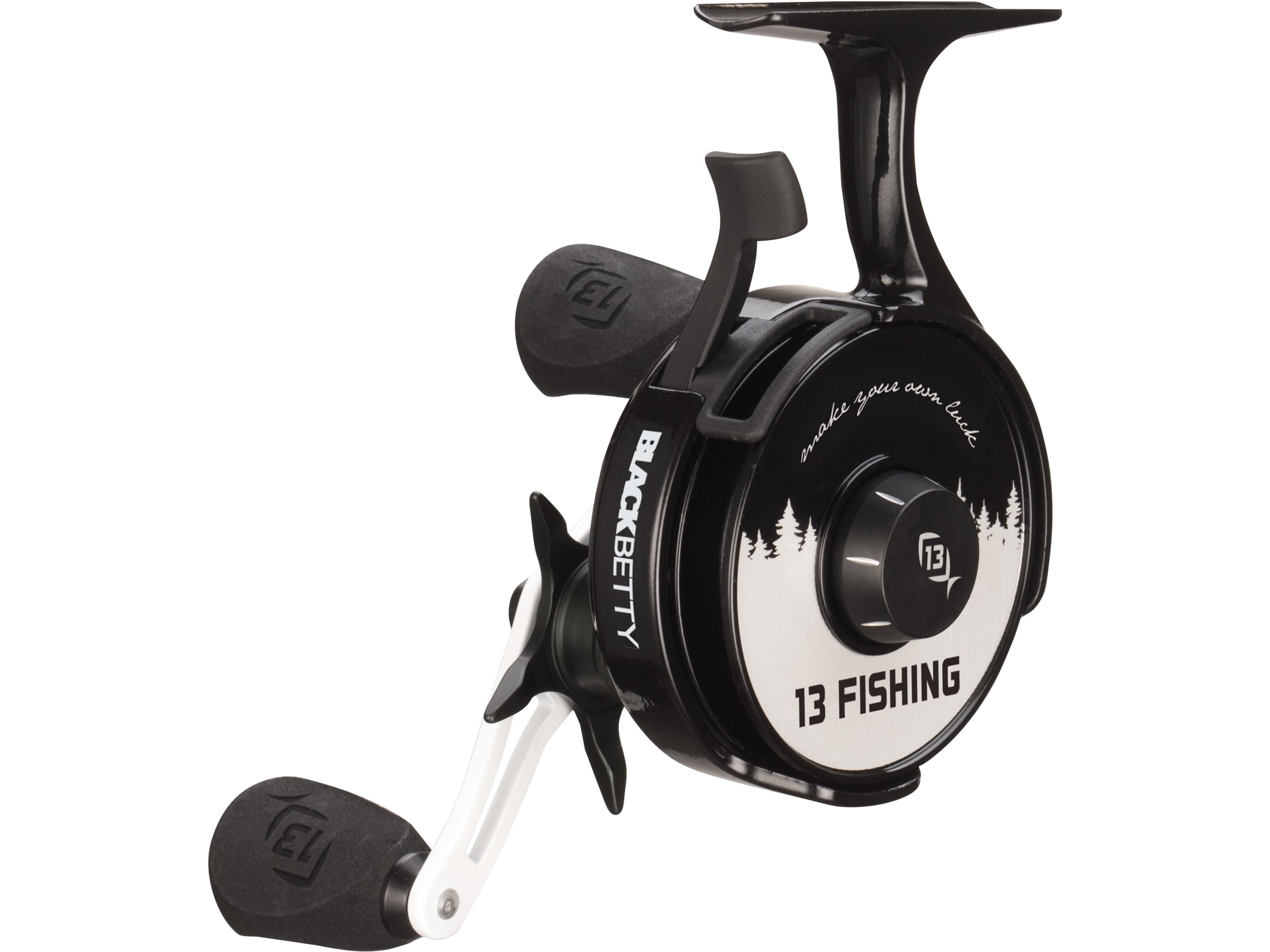 13 Fishing FreeFall Carbon Northwoods Edition Inline Ice Fishing Reel