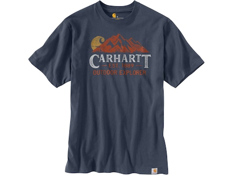 Carhartt Men's Heavyweight Outdoor Explorer Graphic Short Sleeve Shirt