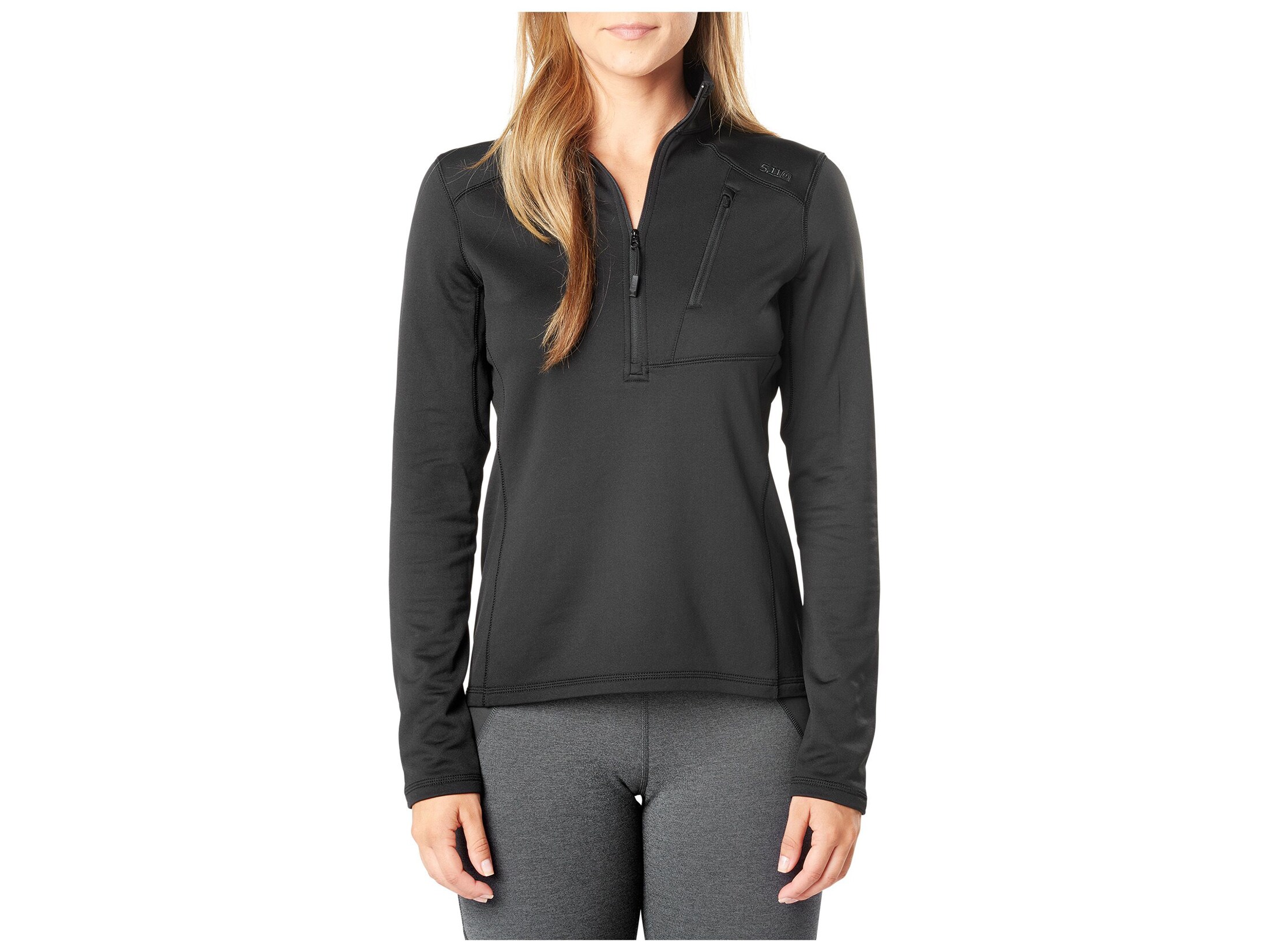 5.11 Women's Glacier 1/2 Zip Pullover Polyester/Spandex Plum Heather