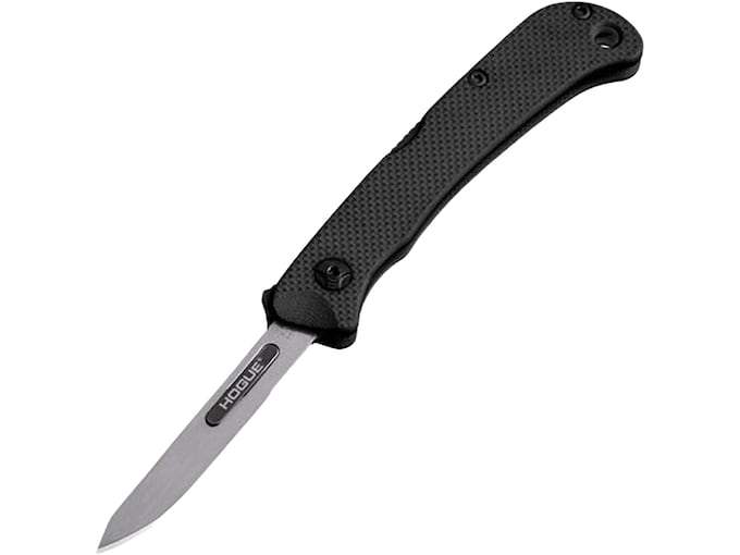 Hogue Expel Scalpel Pocket Knife 2.5″ Drop Point 440 Stainless Blade G-10 Handle Black
