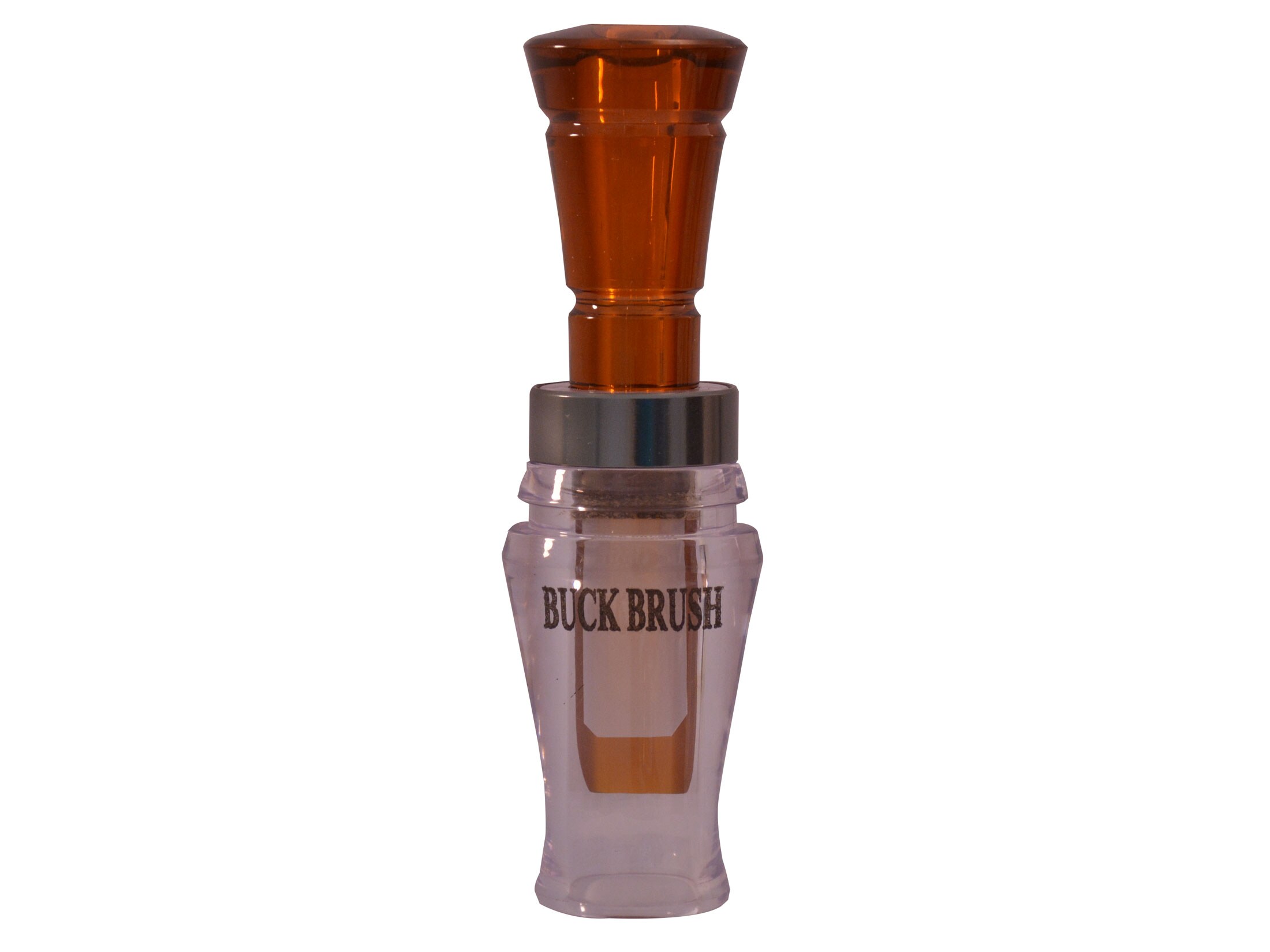 Buck Gardner Buck Brush 3 Polycarbonate Duck Call Clear Bourbon