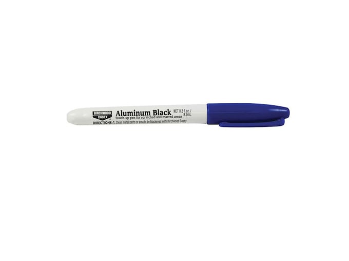 Birchwood Casey Fast-Drying Fast-Acting Aluminum Black Metal Finish  Touch-Up Pen for Restoring Scratched and Marred Areas