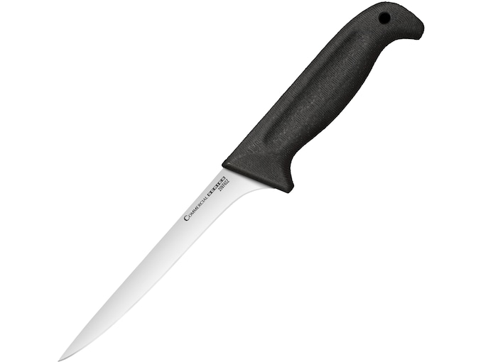Cold Steel Commercial Series Fillet Knife 6″ 4116 Stainless Steel Blade Kray-Ex Handle Black,