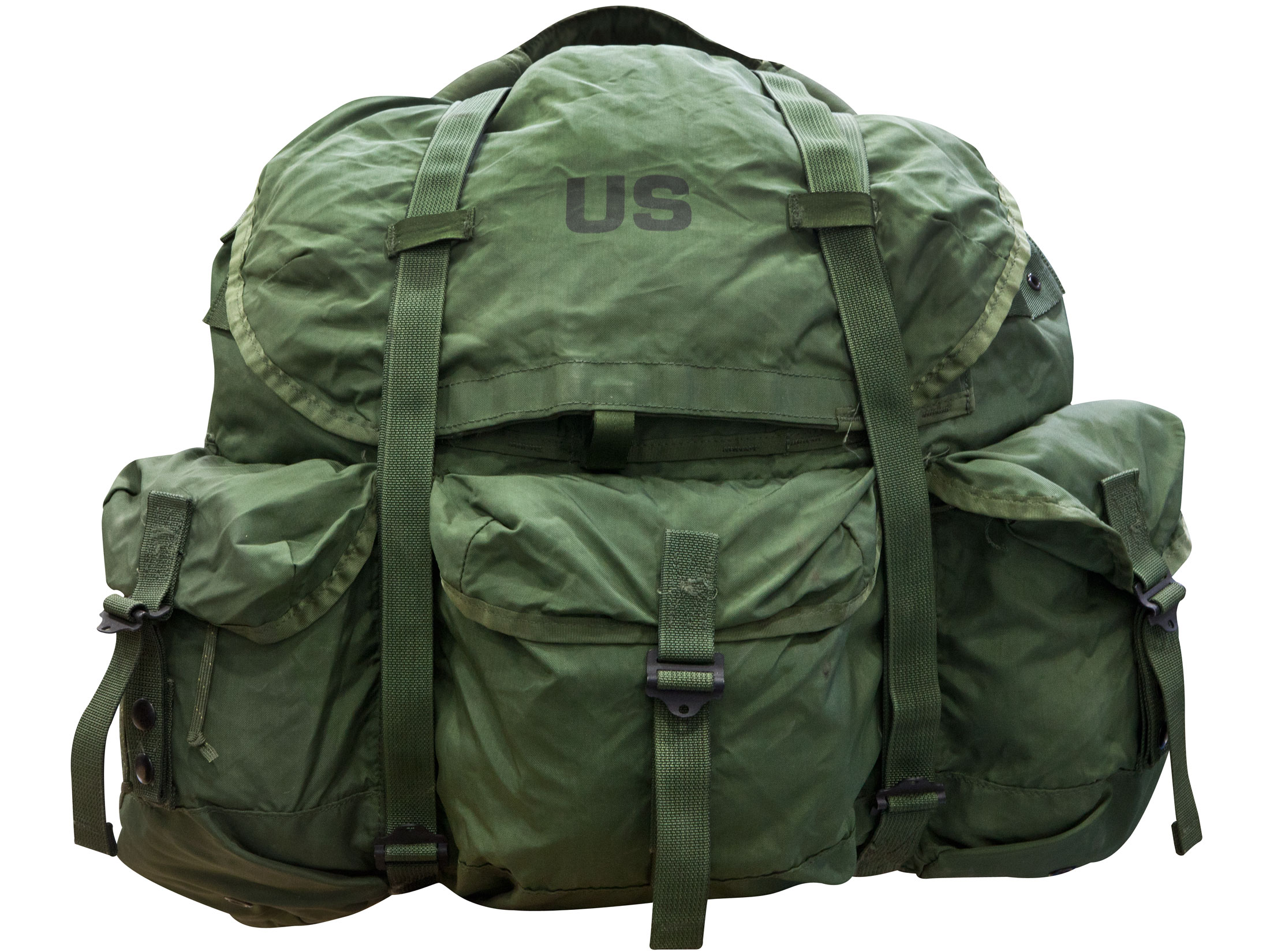 Military Surplus Large ALICE Pack (Main Pack Only) Grade 2 Nylon Olive