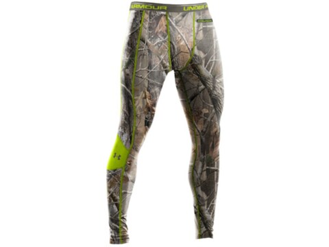 realtree men's fleece base layer pants