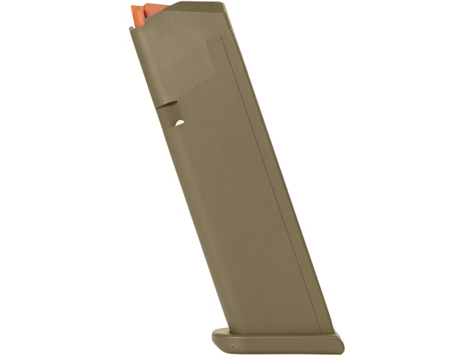 Glock Factory Magazine Gen 5 Glock 17, 34, 45 9mm Luger 10-Round Polymer Coyote