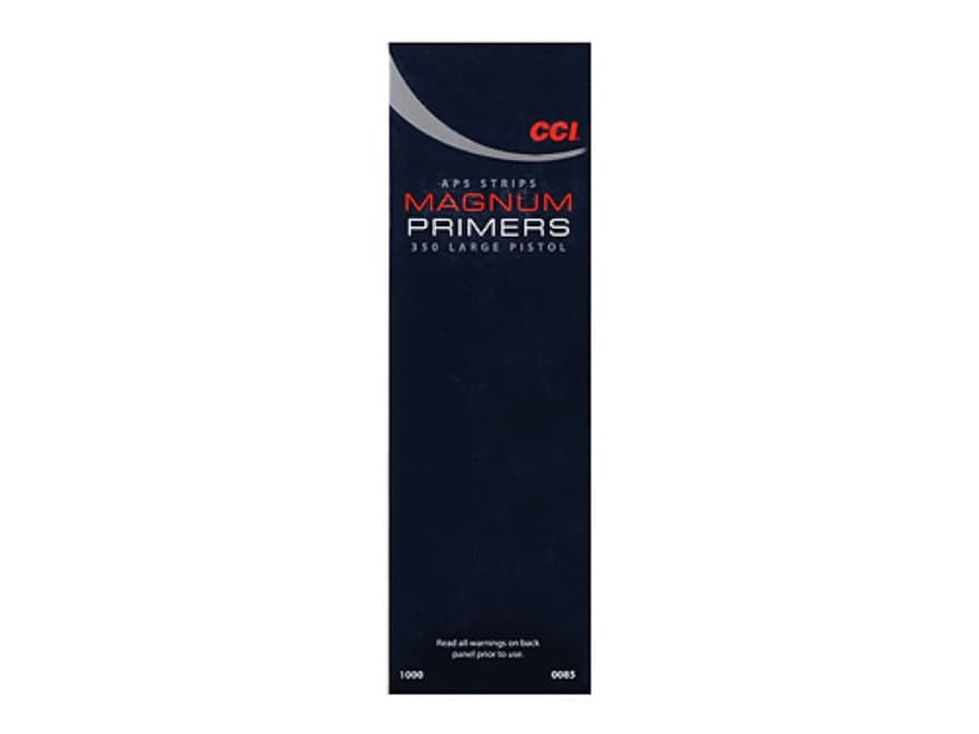 CCI Large Pistol APS Mag Primers Strip #350 Box of 1000 (40 Strips of