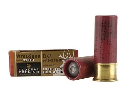 Federal Premium Vital-Shok Low Recoil Ammo 12 Ga 2-3/4 1oz TruBall