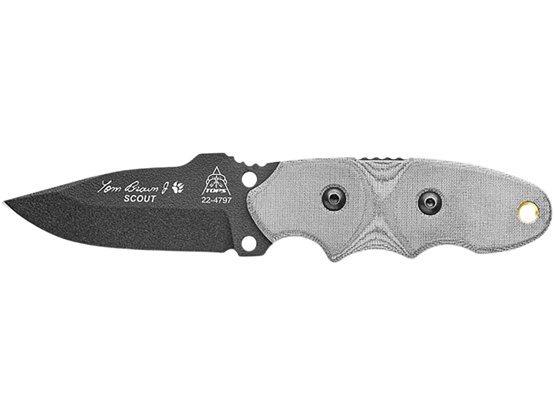 Tops Tom Brown Tracker Scout Fixed Blade Survival Knife 3 25 Drop