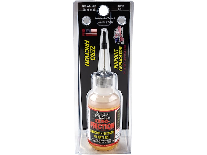 Pro-Shot Zero Friction Premium Synthetic Gun Oil Lubricant 1oz Needle