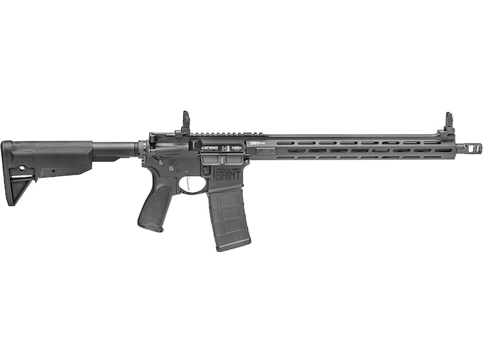 Springfield Armory Saint Victor Semi Automatic Rifle 5.56x45mm NATO 16" Black Threaded Barrel Black Frame Black Adjustable Stock 30+1-Round