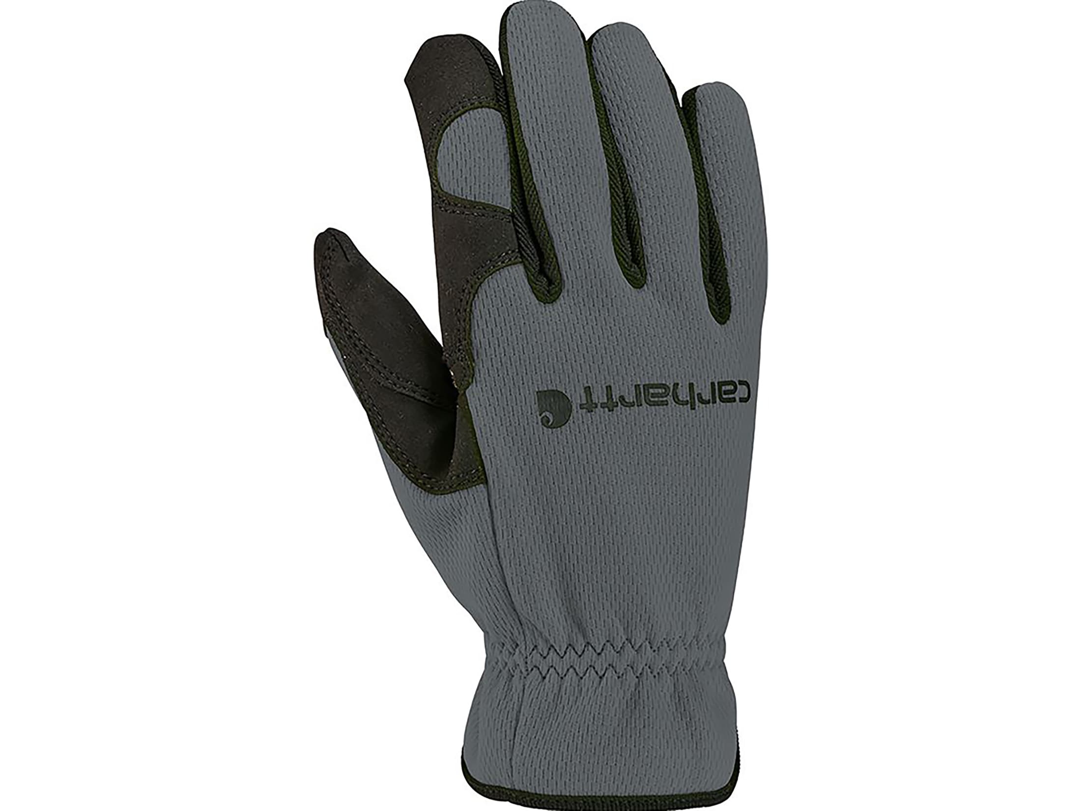 Carhartt Men's High Dexterity Open Cuff Gloves Black/Barley XL