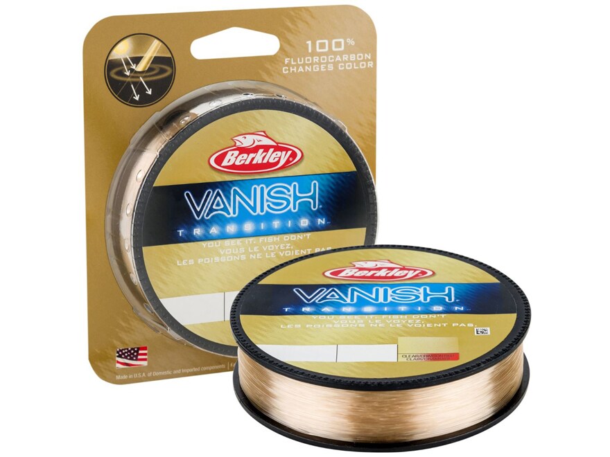 Berkley Vanish Transition Fluorocarbon Fishing Line 4lb 250yd Clear