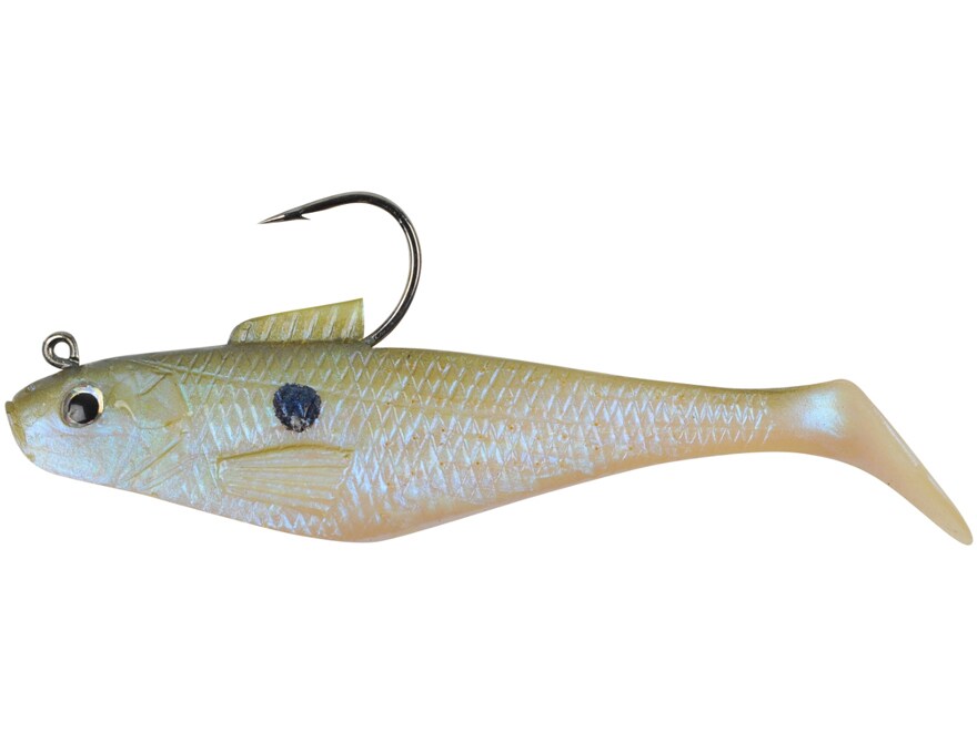 Berkley PowerBait Pre-Rigged Swim Shad 4 Chartreuse Shad