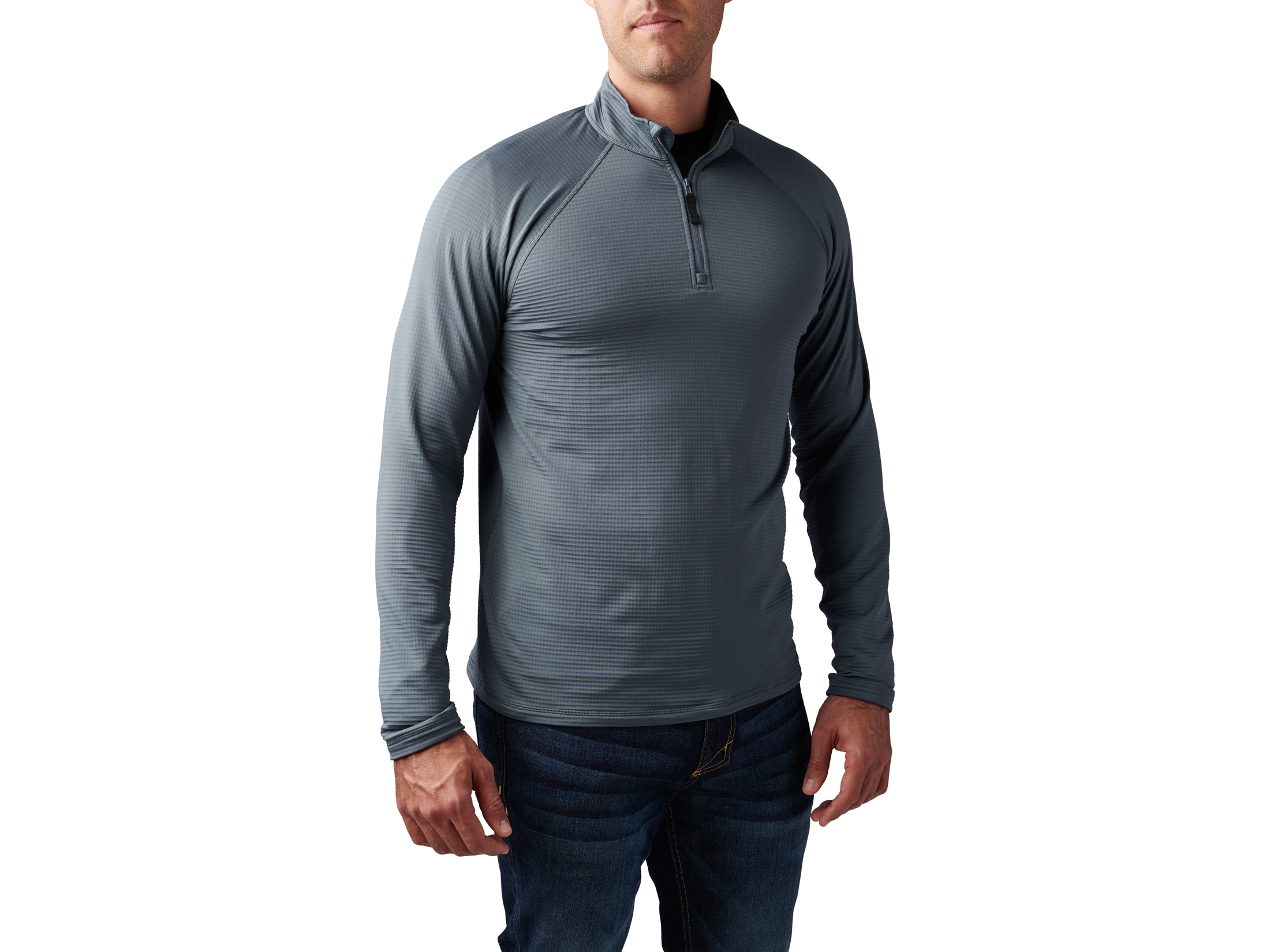 5.11 Men's Stratos 1/4 Zip Turbulence Medium