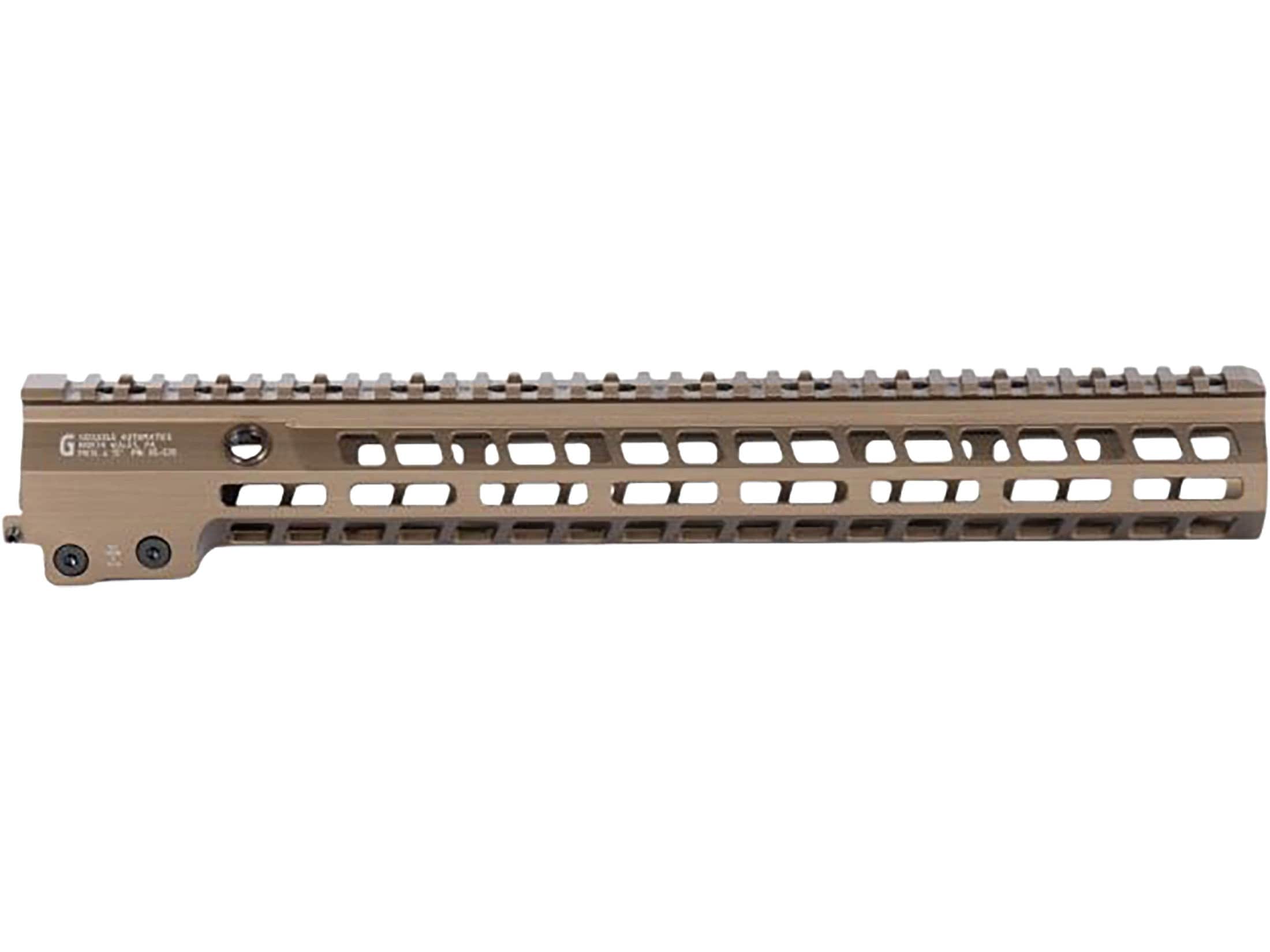 Geissele Super Modular MK14 AR-15 M-LOK Handguard 15" Desert Dirt