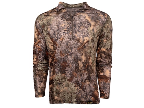 King's Camo Men's XKG Foundation 150 Merino 1/4 Zip Base Layer T-Shirt
